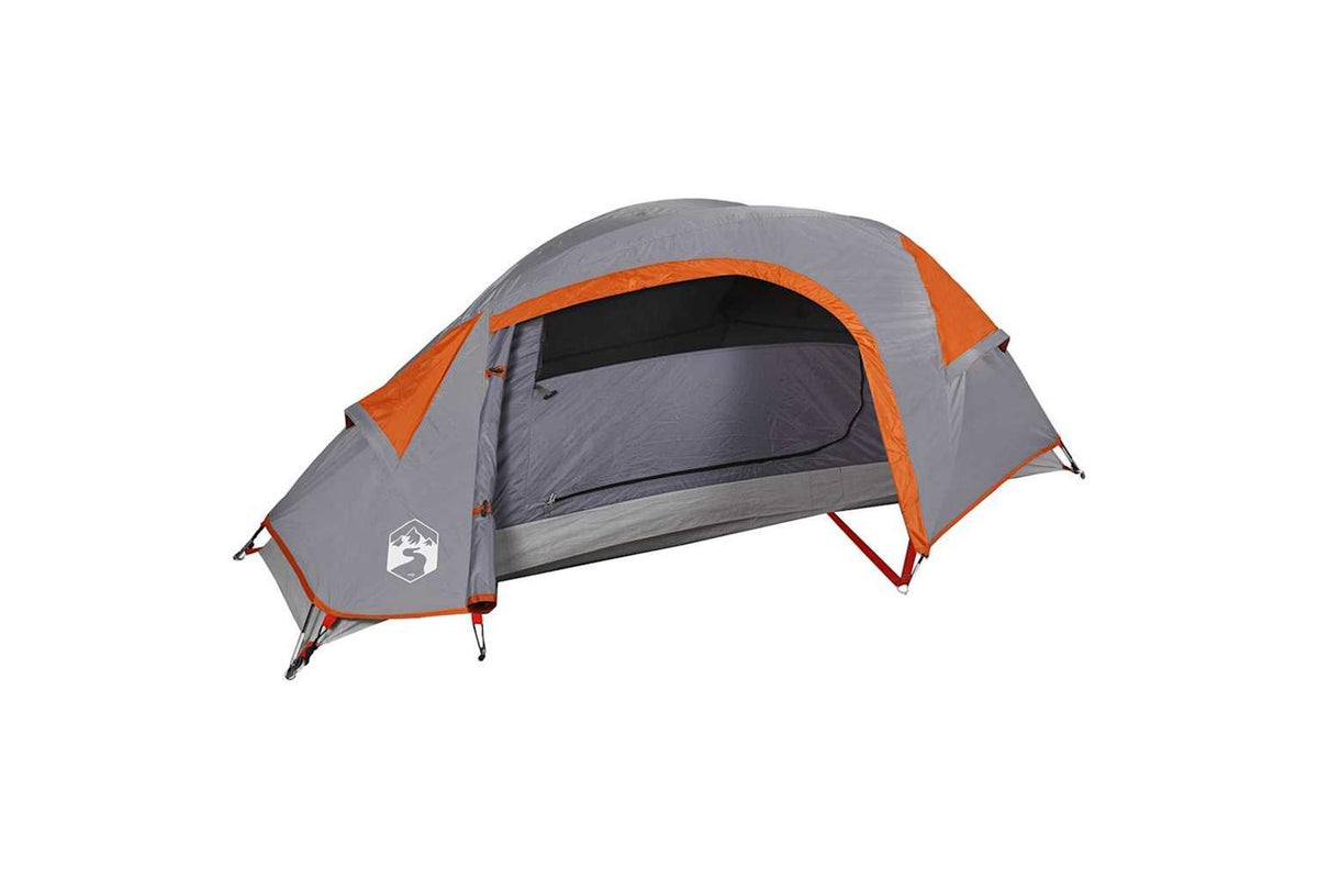 Vidaxl Camping Tent Dome 1-person Orange Waterproof-4