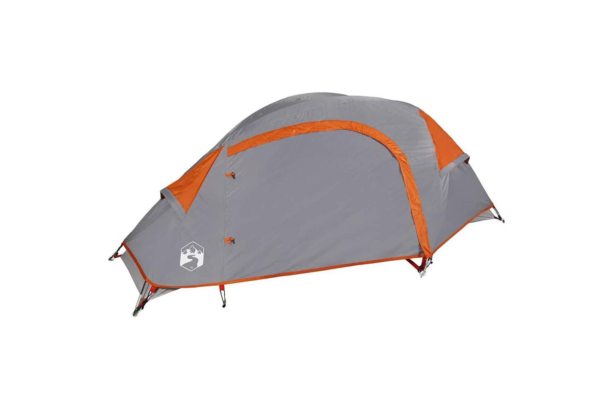 Vidaxl Camping Tent Dome 1-person Orange Waterproof-5
