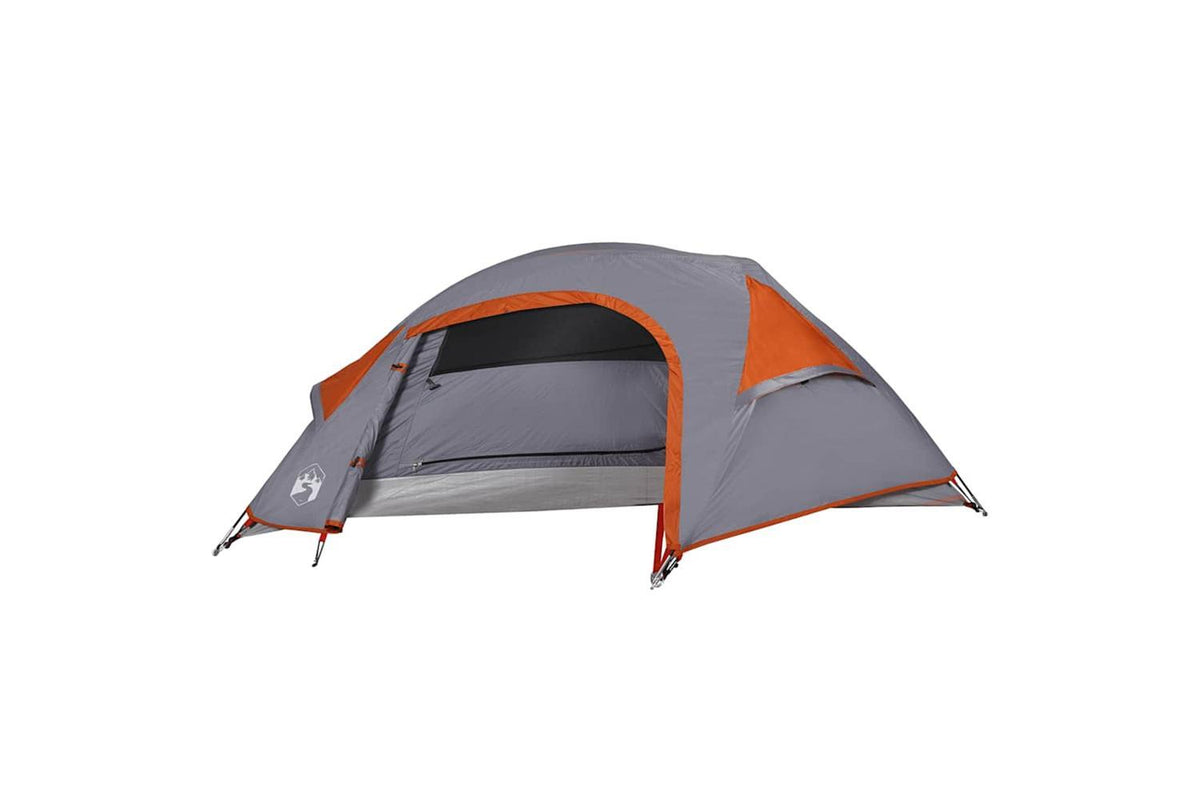 Vidaxl Camping Tent Dome 1-person Orange Waterproof-6