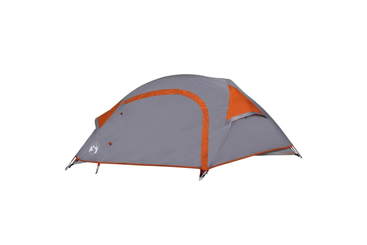 Vidaxl Camping Tent Dome 1-person Orange Waterproof-7