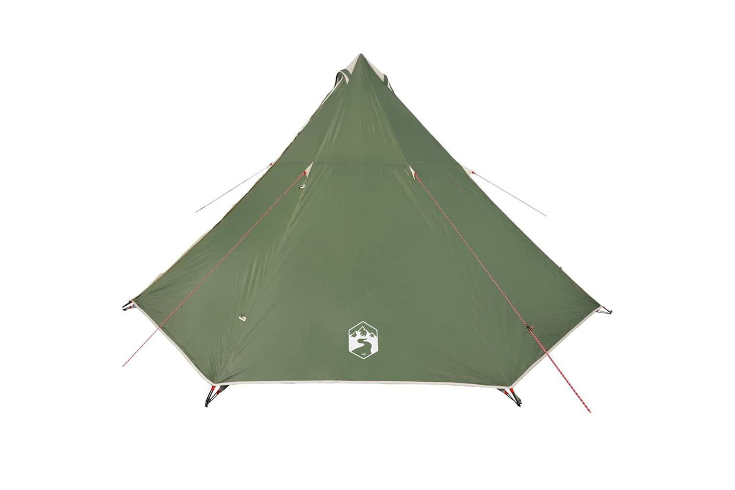 Vidaxl Family Tent Tipi 8-person Green Waterproof