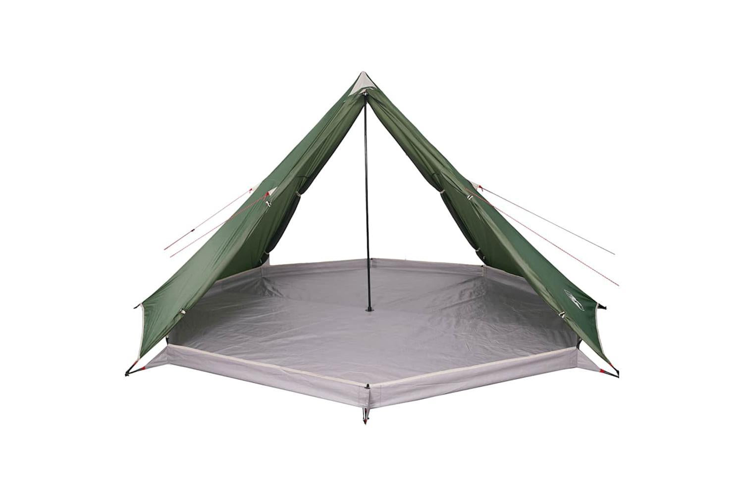 Vidaxl Family Tent Tipi 8-person Green Waterproof-4