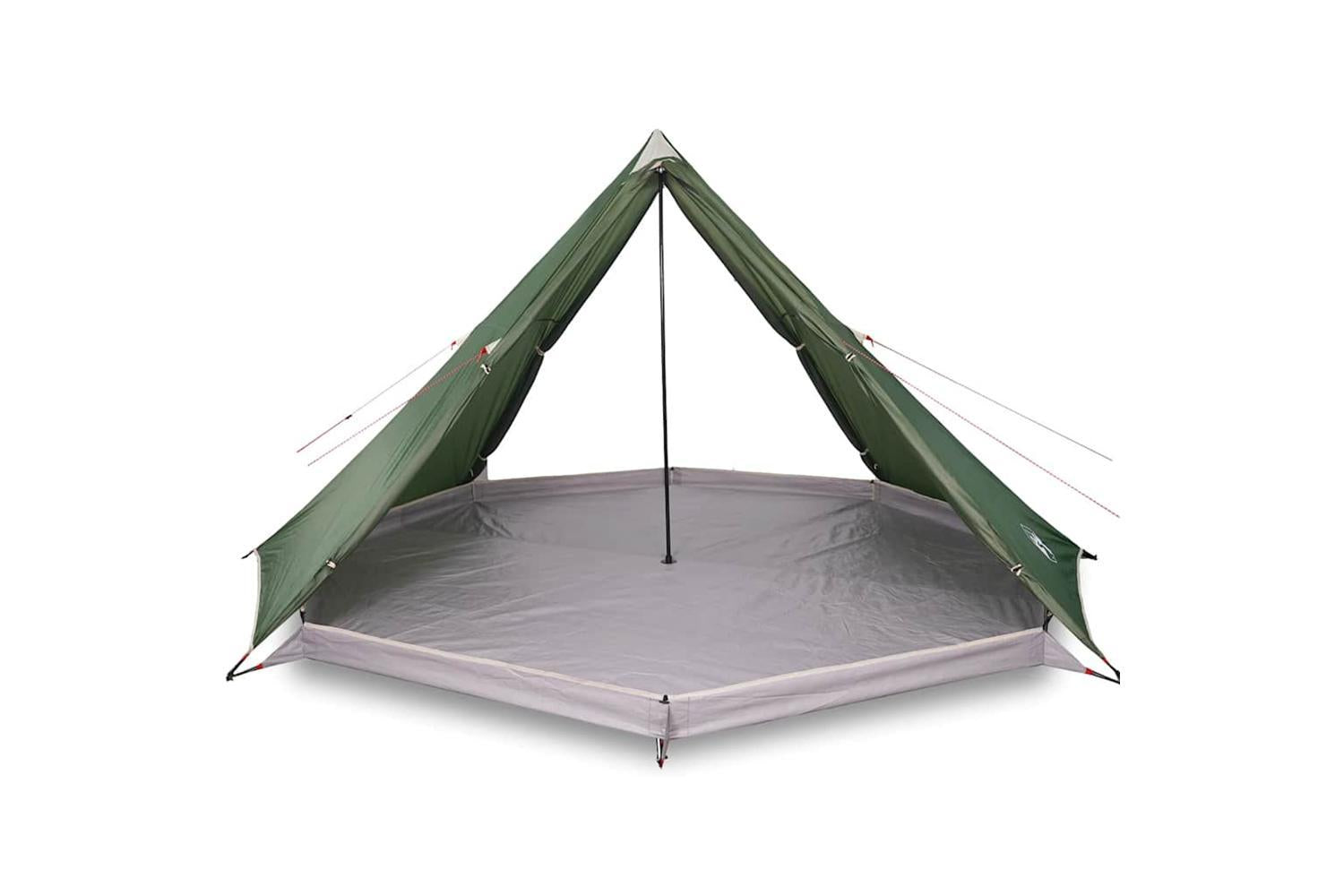 Vidaxl Family Tent Tipi 8-person Green Waterproof-5