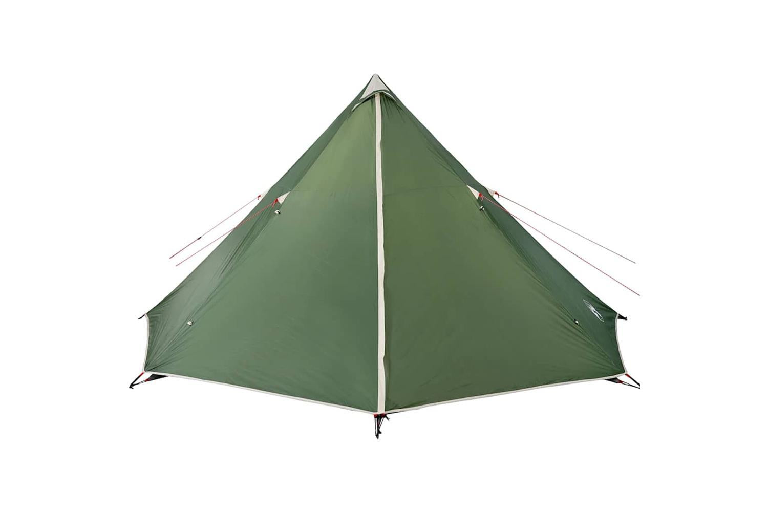 Vidaxl Family Tent Tipi 8-person Green Waterproof-6
