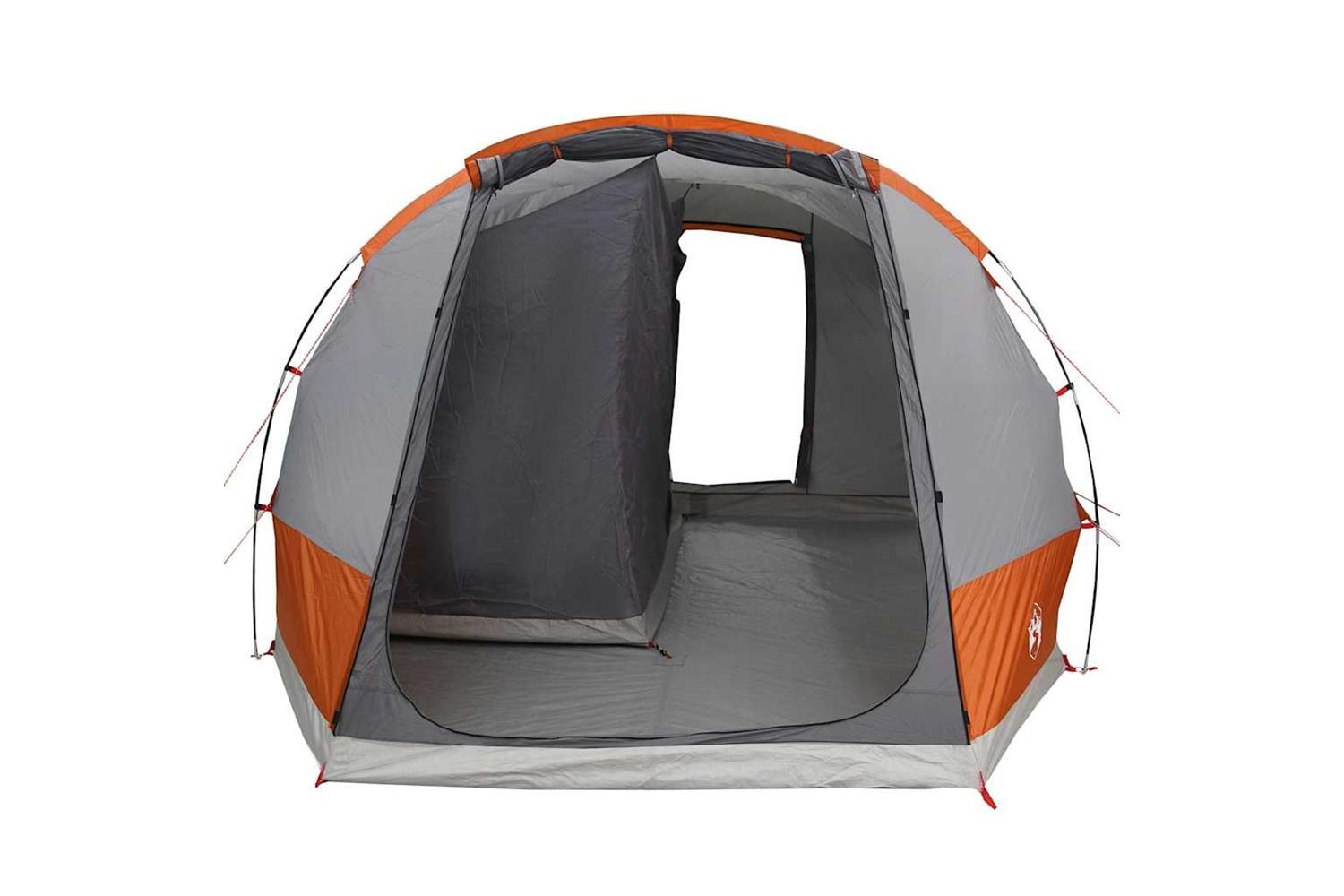 Vidaxl Car Tent 2-person Grey And Orange Waterproof-5