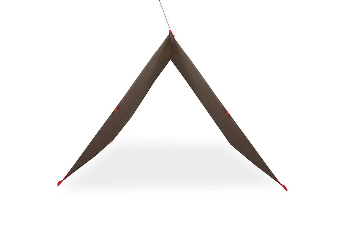 Vidaxl Camping Tarp Brown 406x306 Cm Waterproof-4