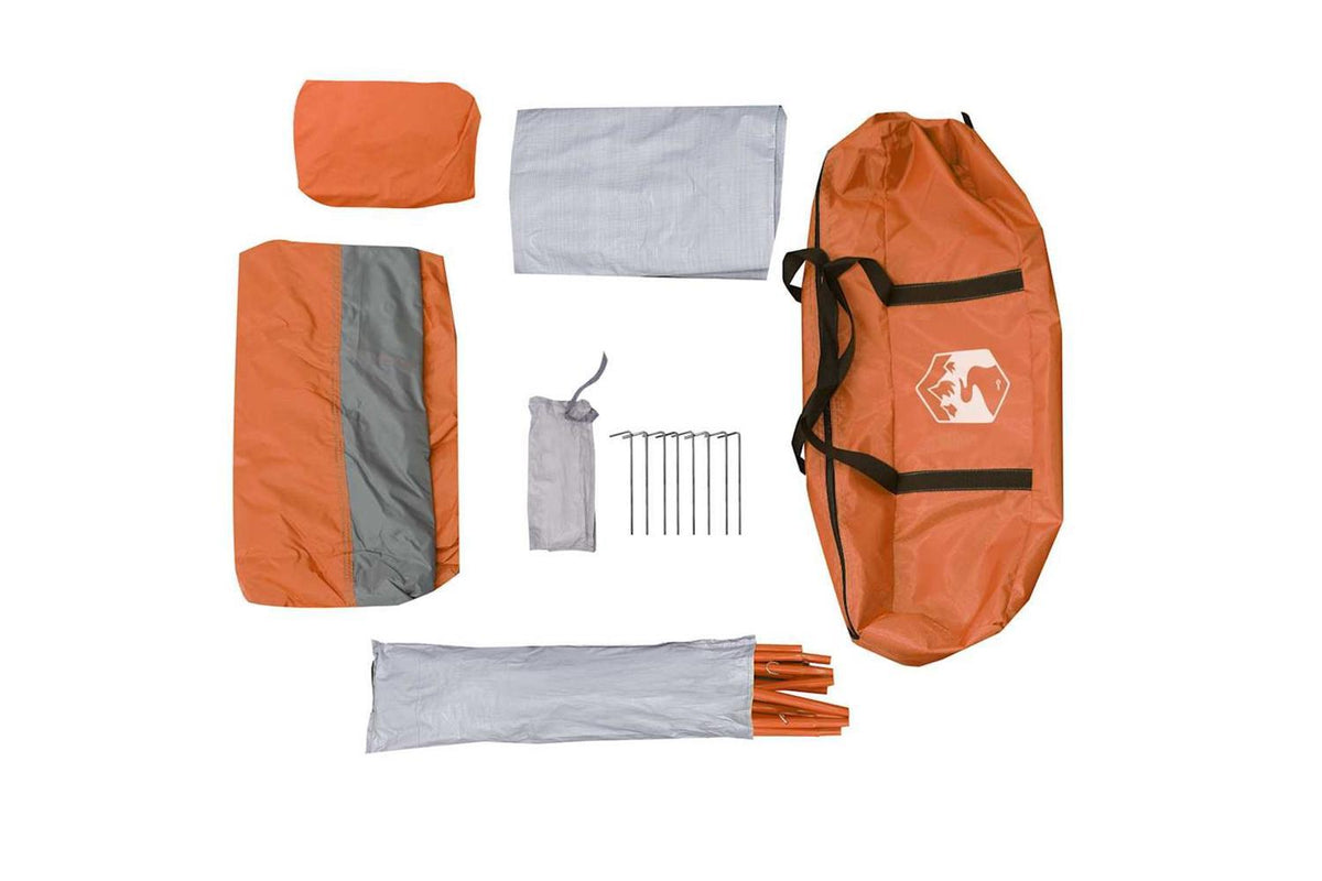 Vidaxl Toilet Tent Orange Waterproof-10