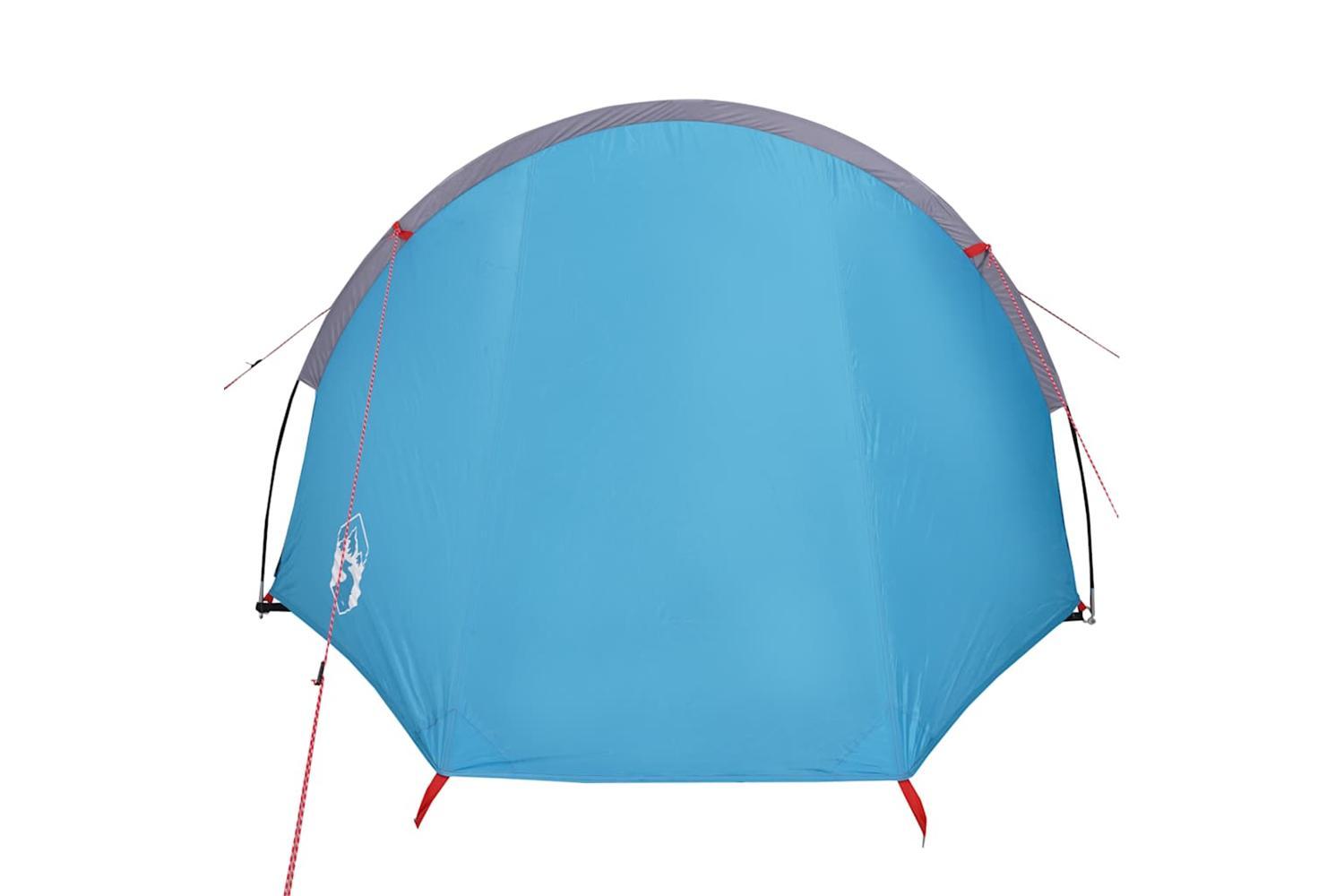 Vidaxl Camping Tent Tunnel 4-person Blue Waterproof-6