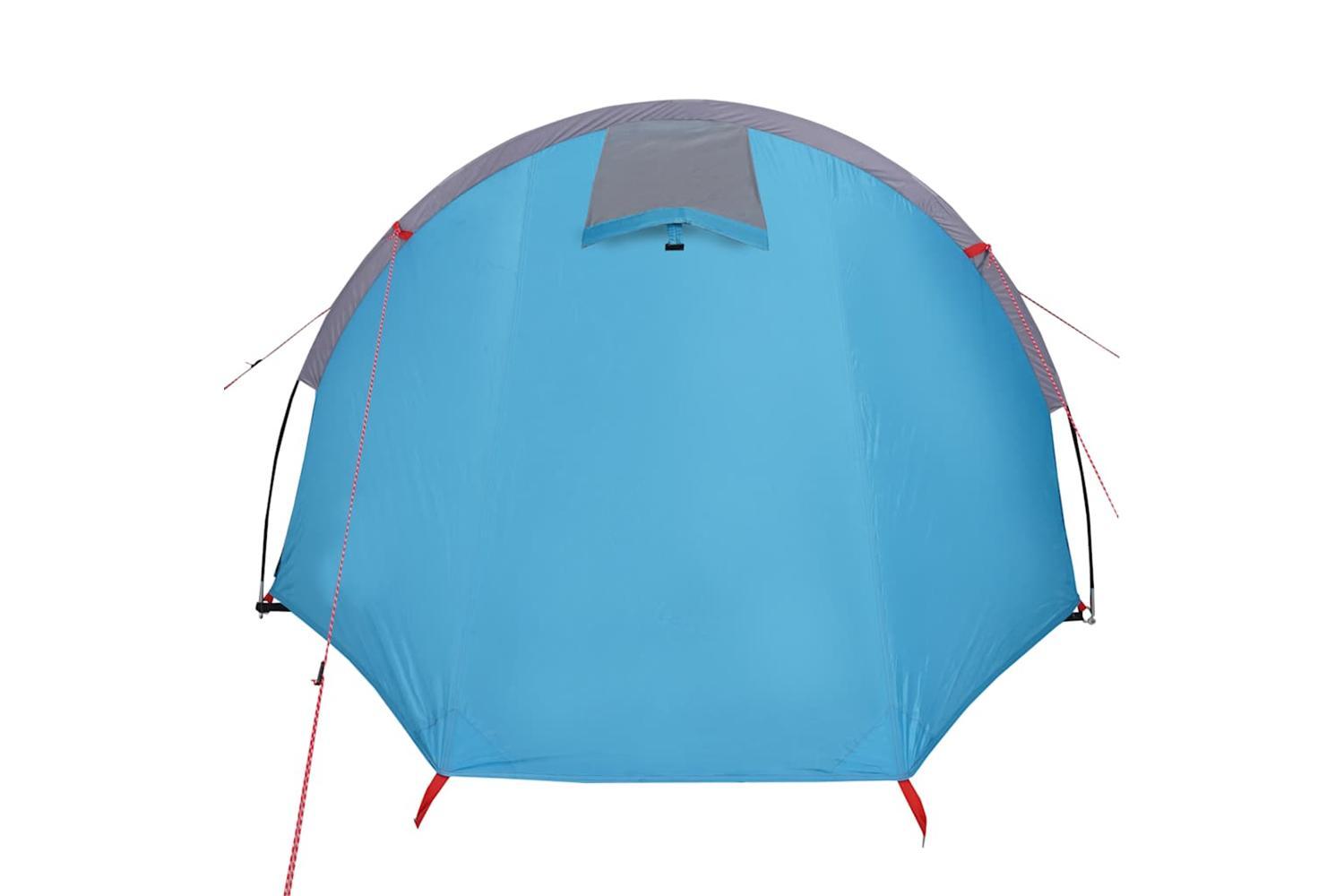 Vidaxl Camping Tent Tunnel 4-person Blue Waterproof-9