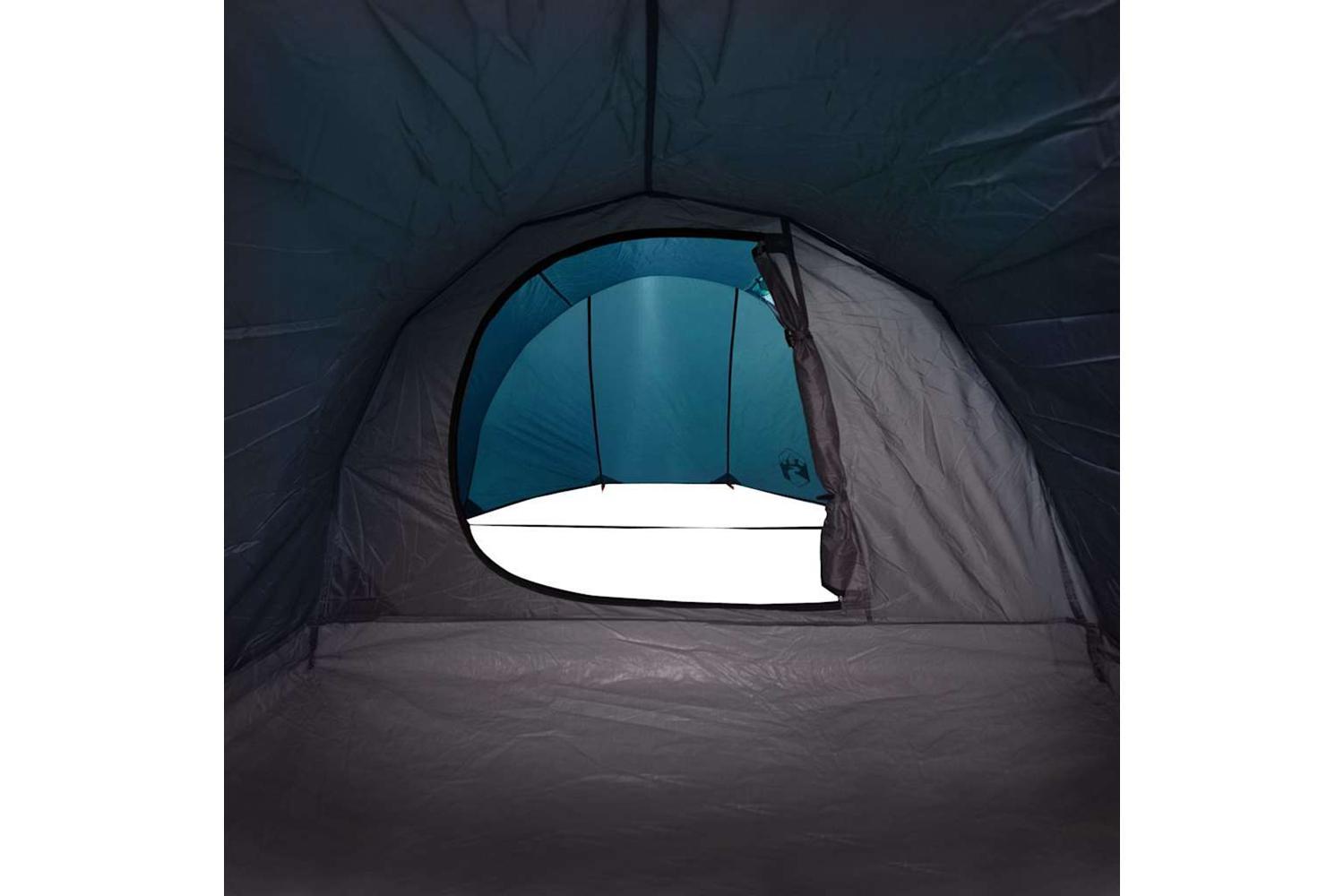 Vidaxl Camping Tent Tunnel 4-person Blue Waterproof-10