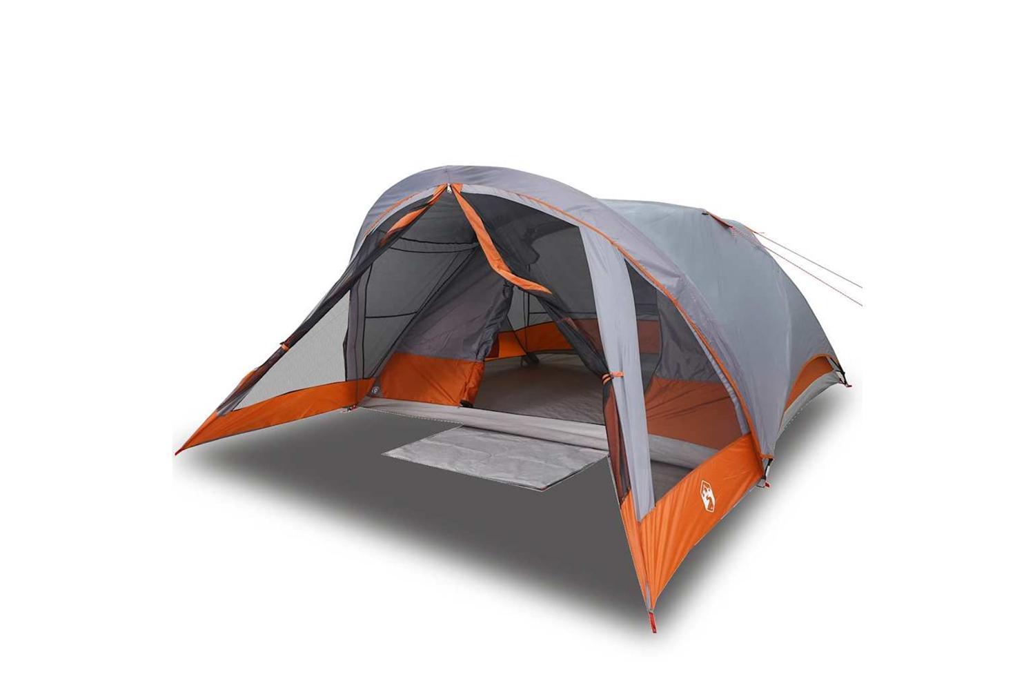 Vidaxl Family Tent Cabin 6-person Grey Waterproof