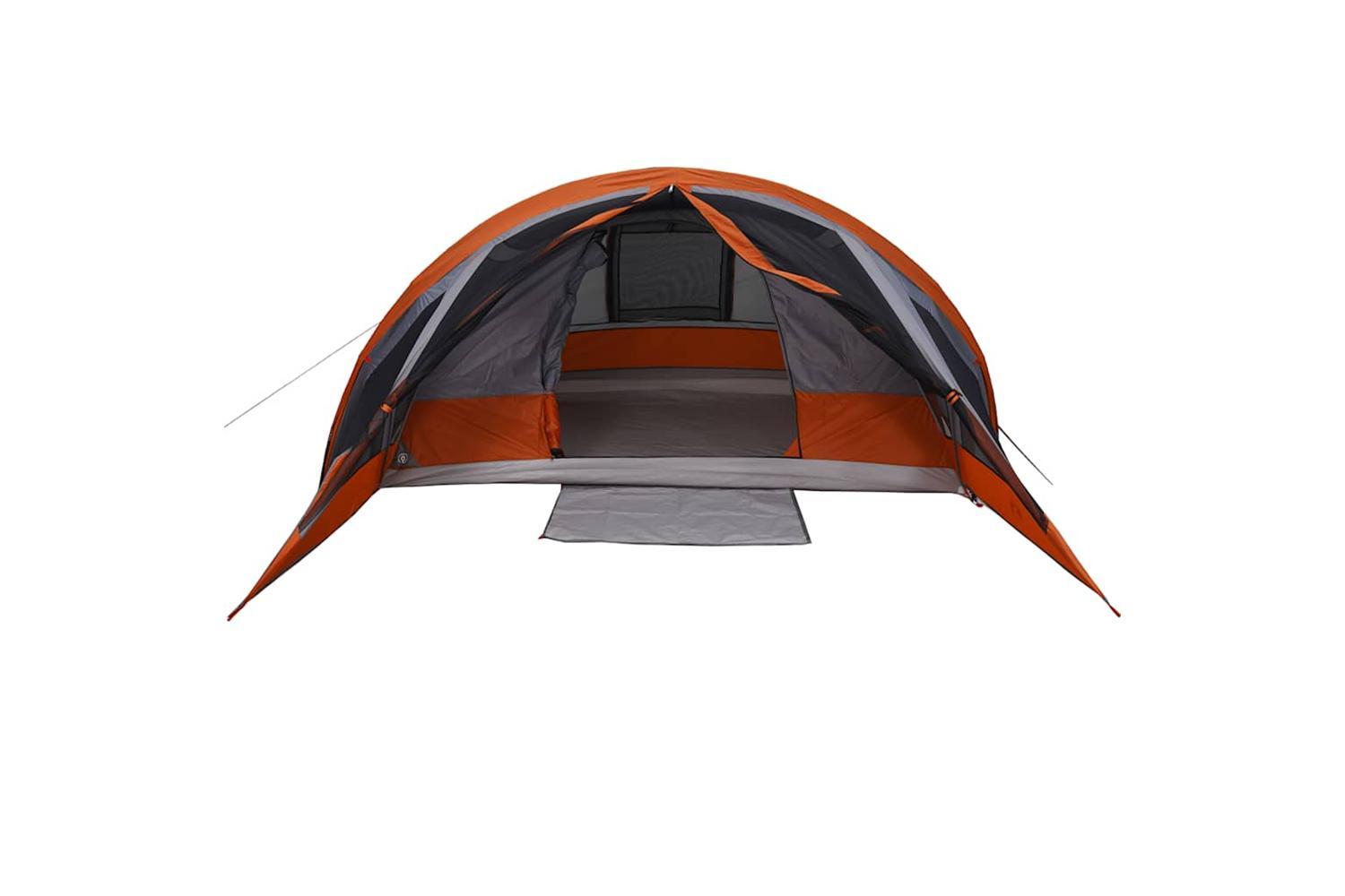 Vidaxl Family Tent Cabin 6-person Grey Waterproof-7