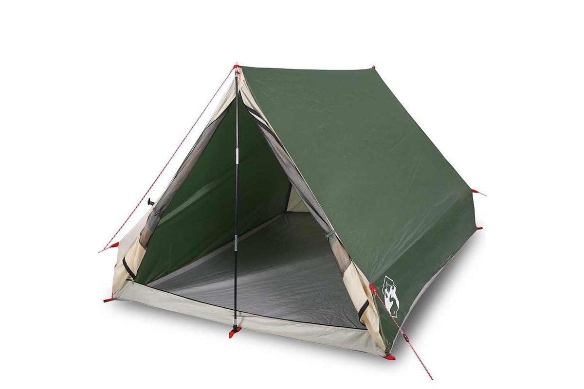 Vidaxl Camping Tent A-frame 2-person Green Waterproof-2