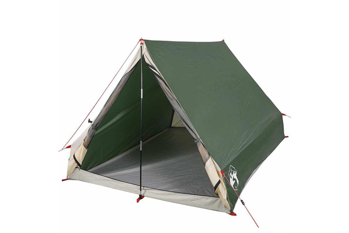 Vidaxl Camping Tent A-frame 2-person Green Waterproof-3