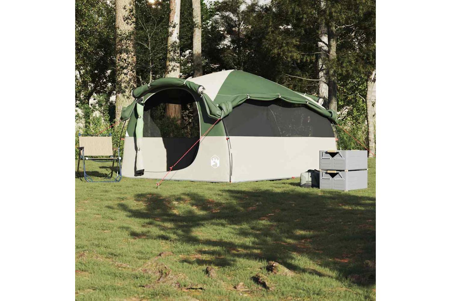Vidaxl Family Tent Tunnel 6-person Green Waterproof-3