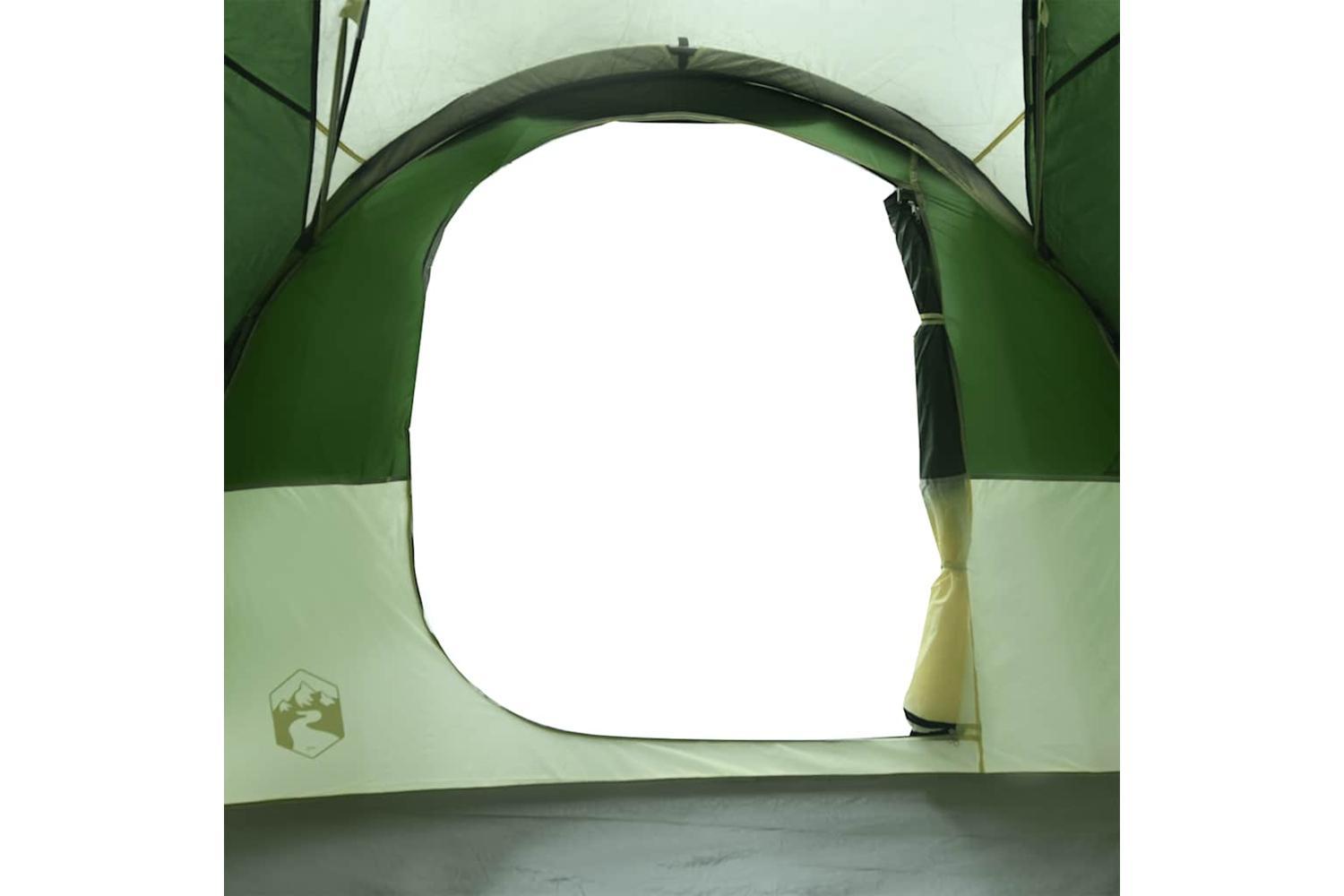 Vidaxl Family Tent Tunnel 6-person Green Waterproof-9