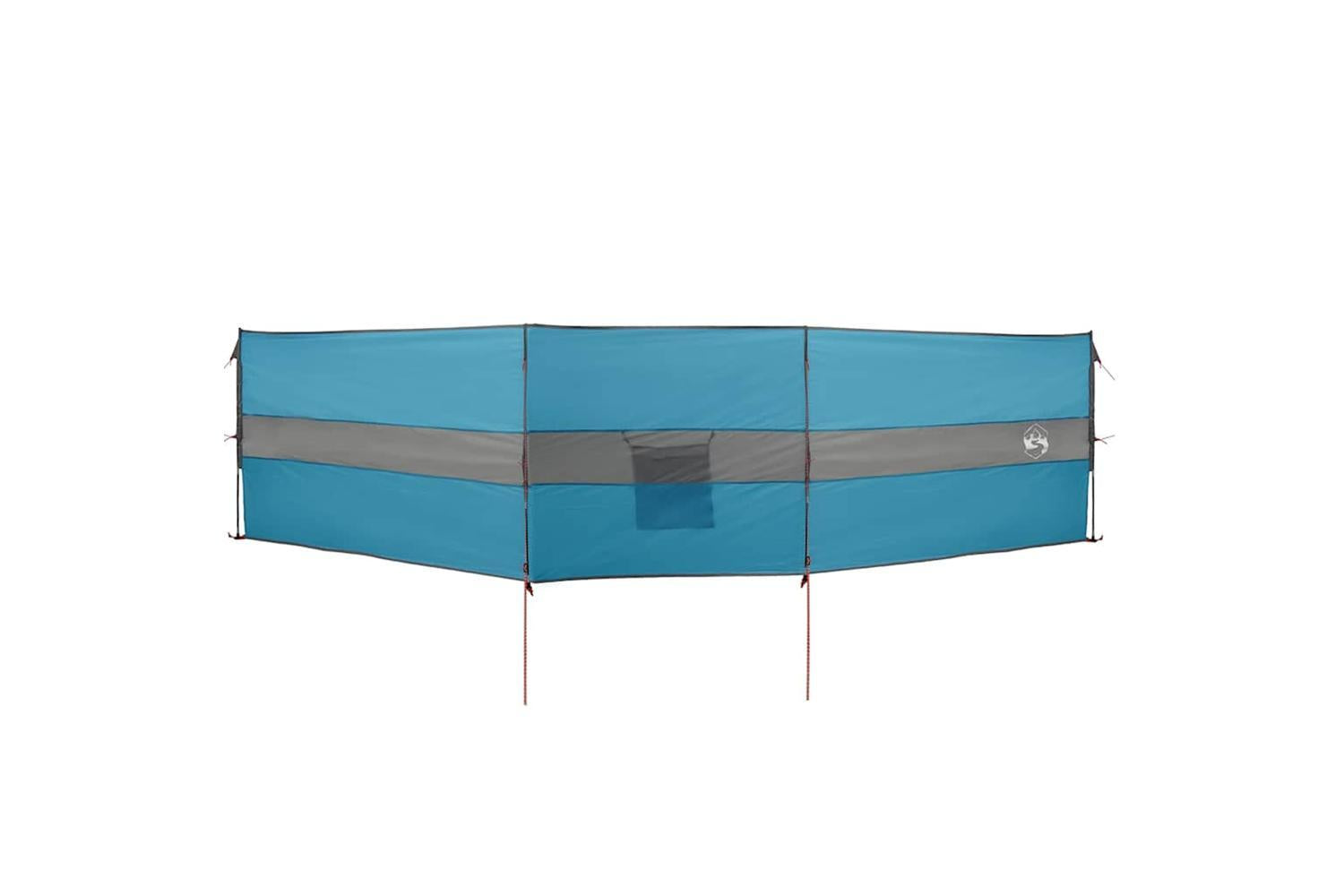 Vidaxl Camping Windbreak Blue 490x123 Cm Waterproof-2