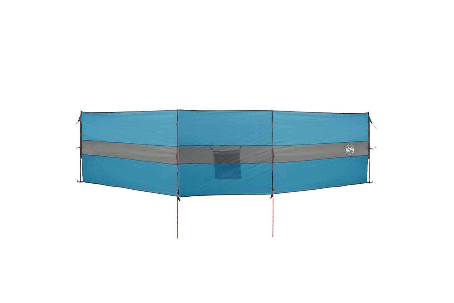 Vidaxl Camping Windbreak Blue 490x123 Cm Waterproof-4