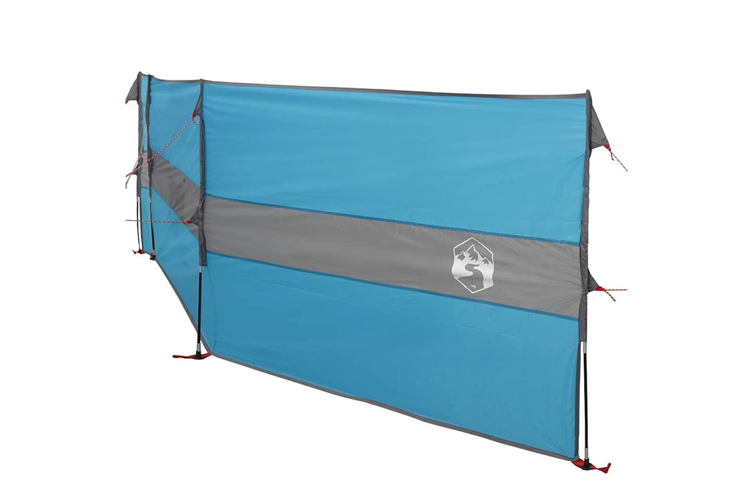 Vidaxl Camping Windbreak Blue 490x123 Cm Waterproof-5