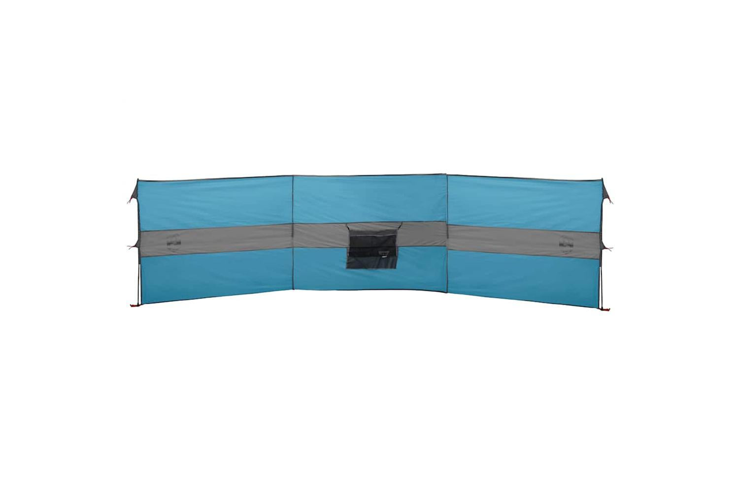 Vidaxl Camping Windbreak Blue 490x123 Cm Waterproof-6