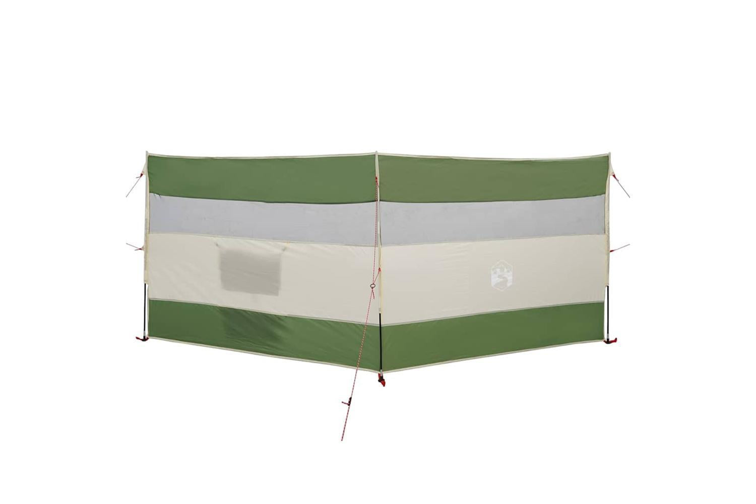 Vidaxl Camping Windbreak Green 340x130 Cm Waterproof-4