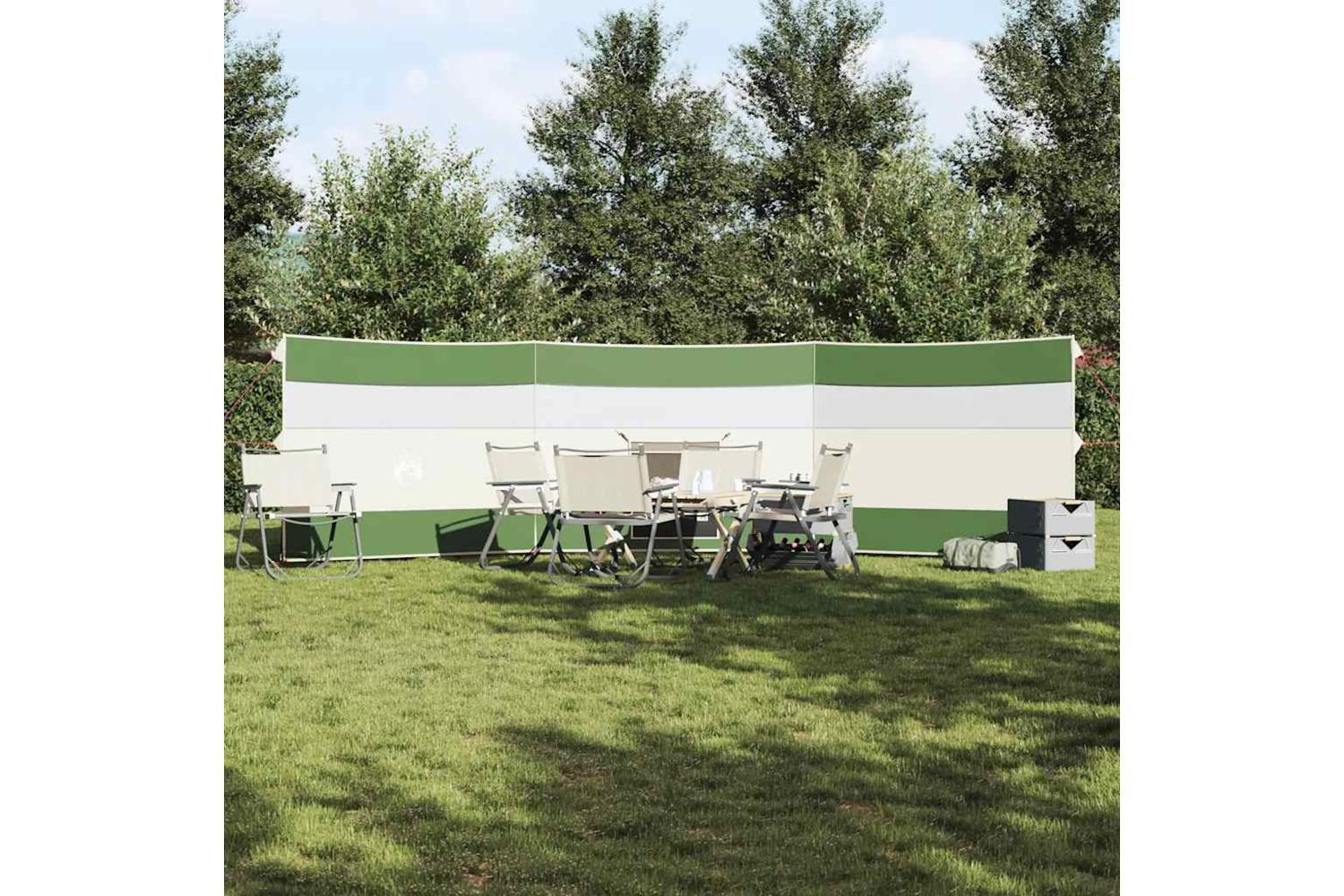 Vidaxl Camping Windbreak Green 508x130 Cm Waterproof-3