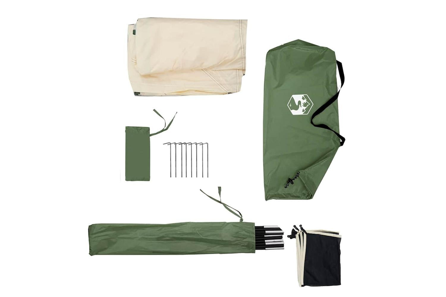 Vidaxl Camping Windbreak Green 508x130 Cm Waterproof-10