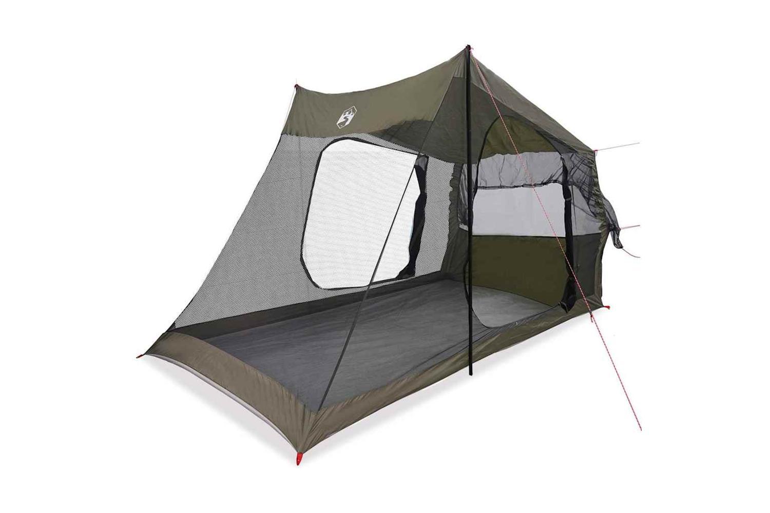 Vidaxl Car Tent 2-person Olive Green Waterproof-2
