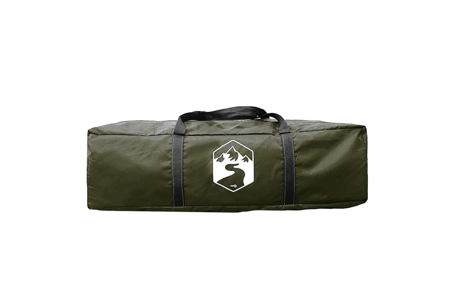 Vidaxl Car Tent 2-person Olive Green Waterproof-9