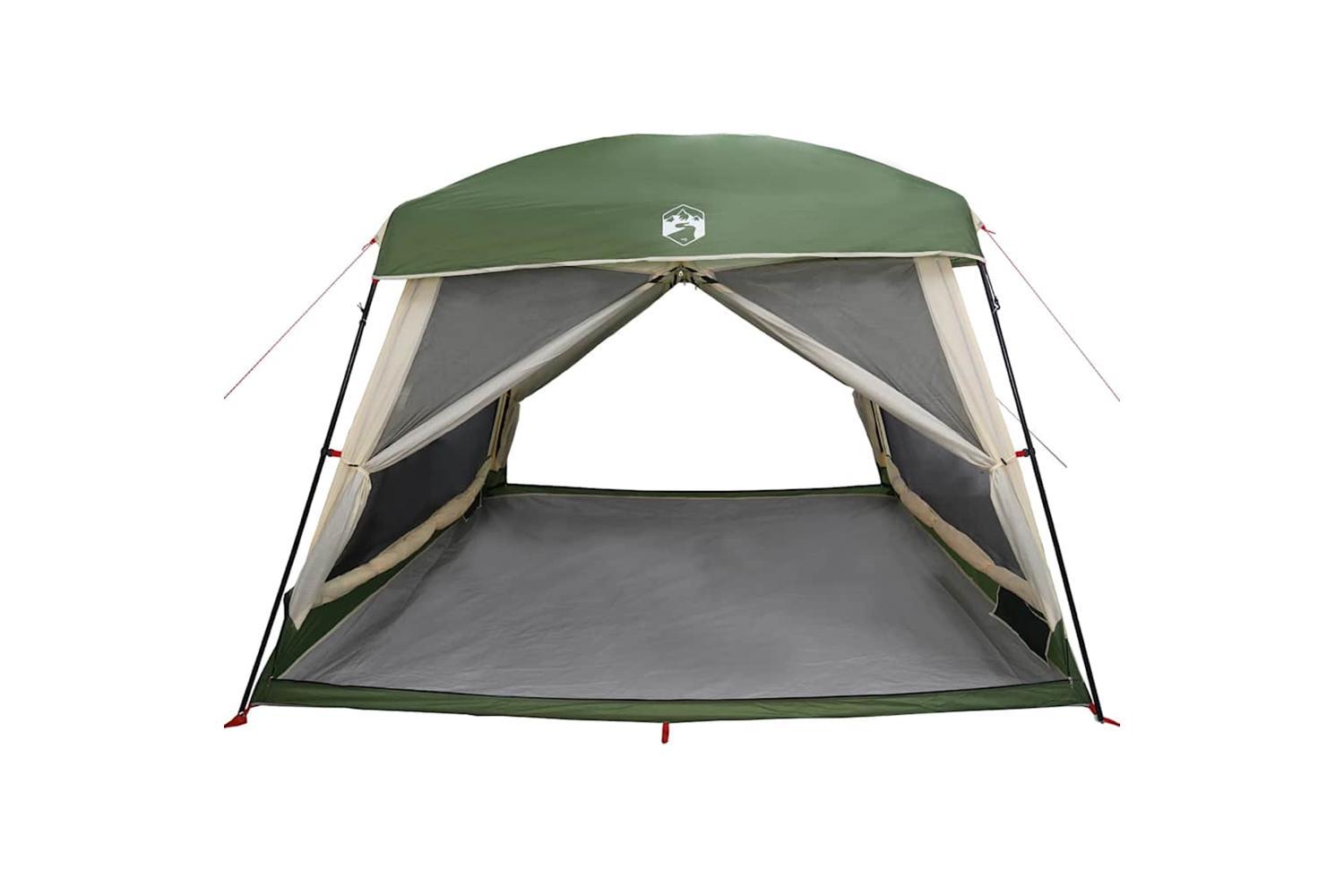 Vidaxl Family Tent Cabin 6-person Green Waterproof-5