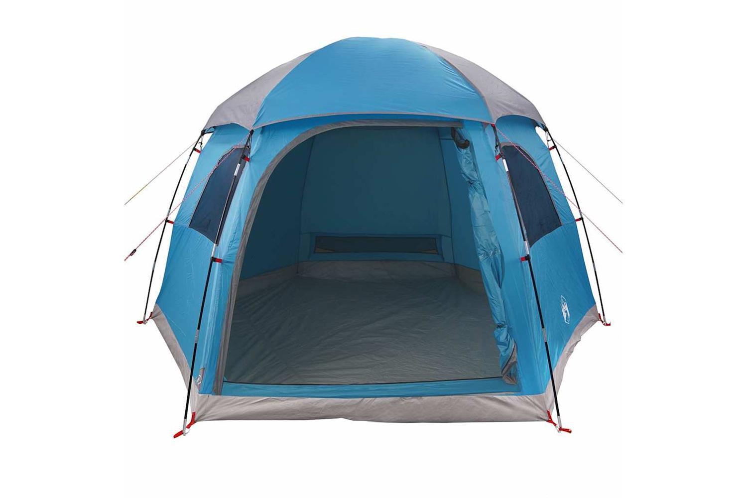 Vidaxl Family Tent Igloo 6-person Blue Waterproof-5