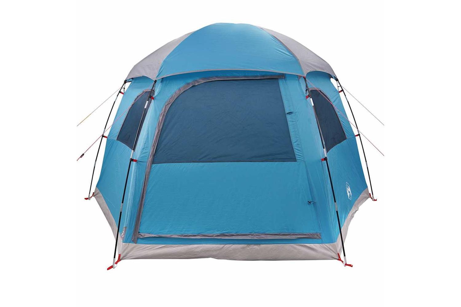 Vidaxl Family Tent Igloo 6-person Blue Waterproof-6