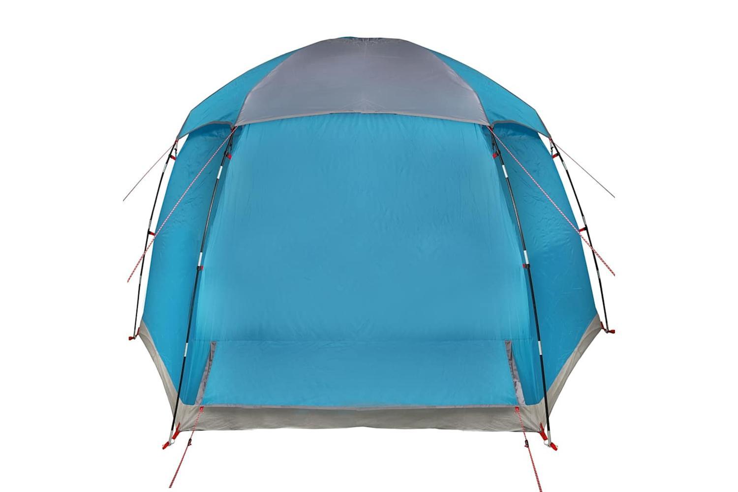 Vidaxl Family Tent Igloo 6-person Blue Waterproof-8
