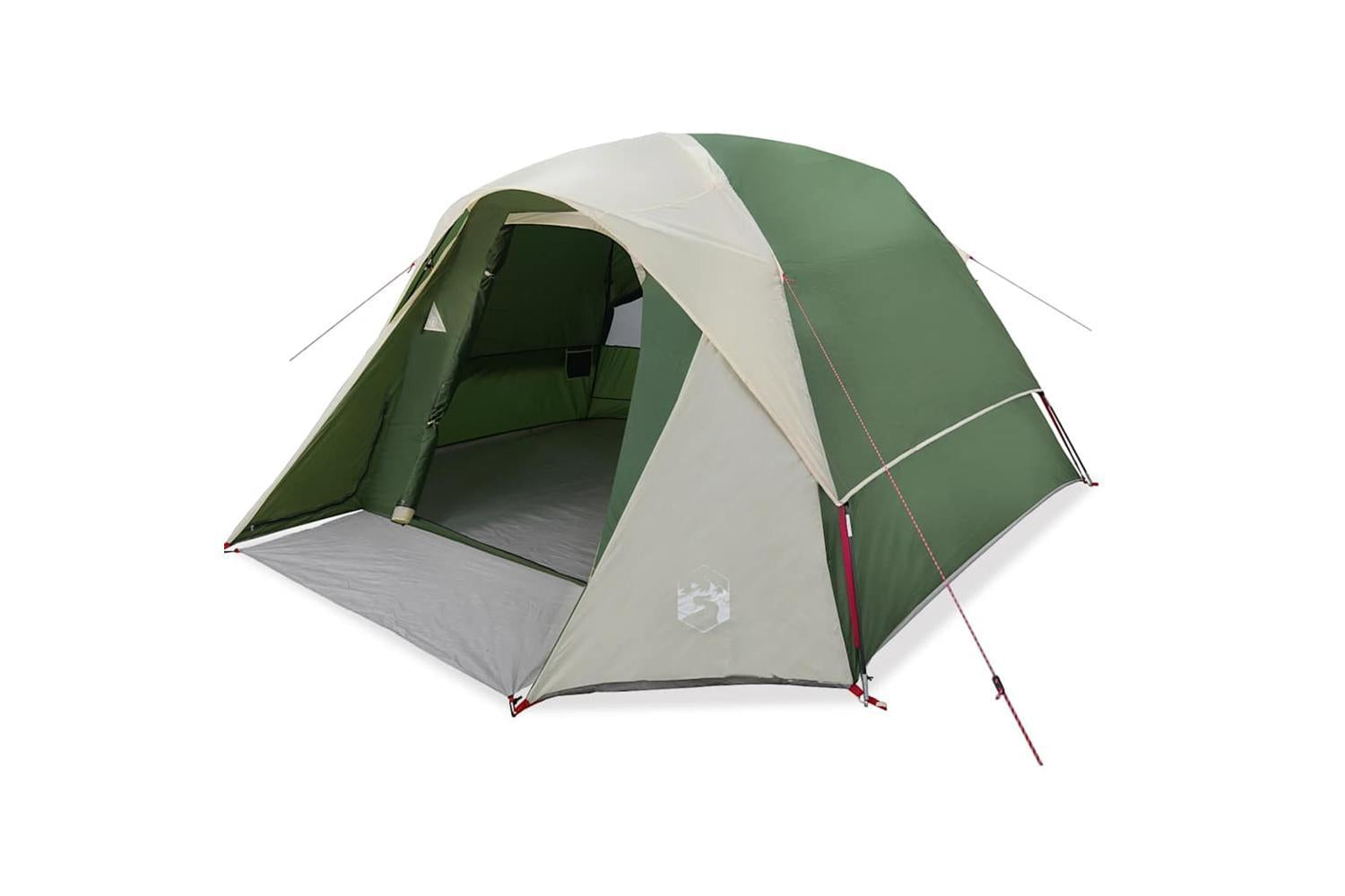 Vidaxl Camping Tent Cabin 4-person Green Waterproof-2