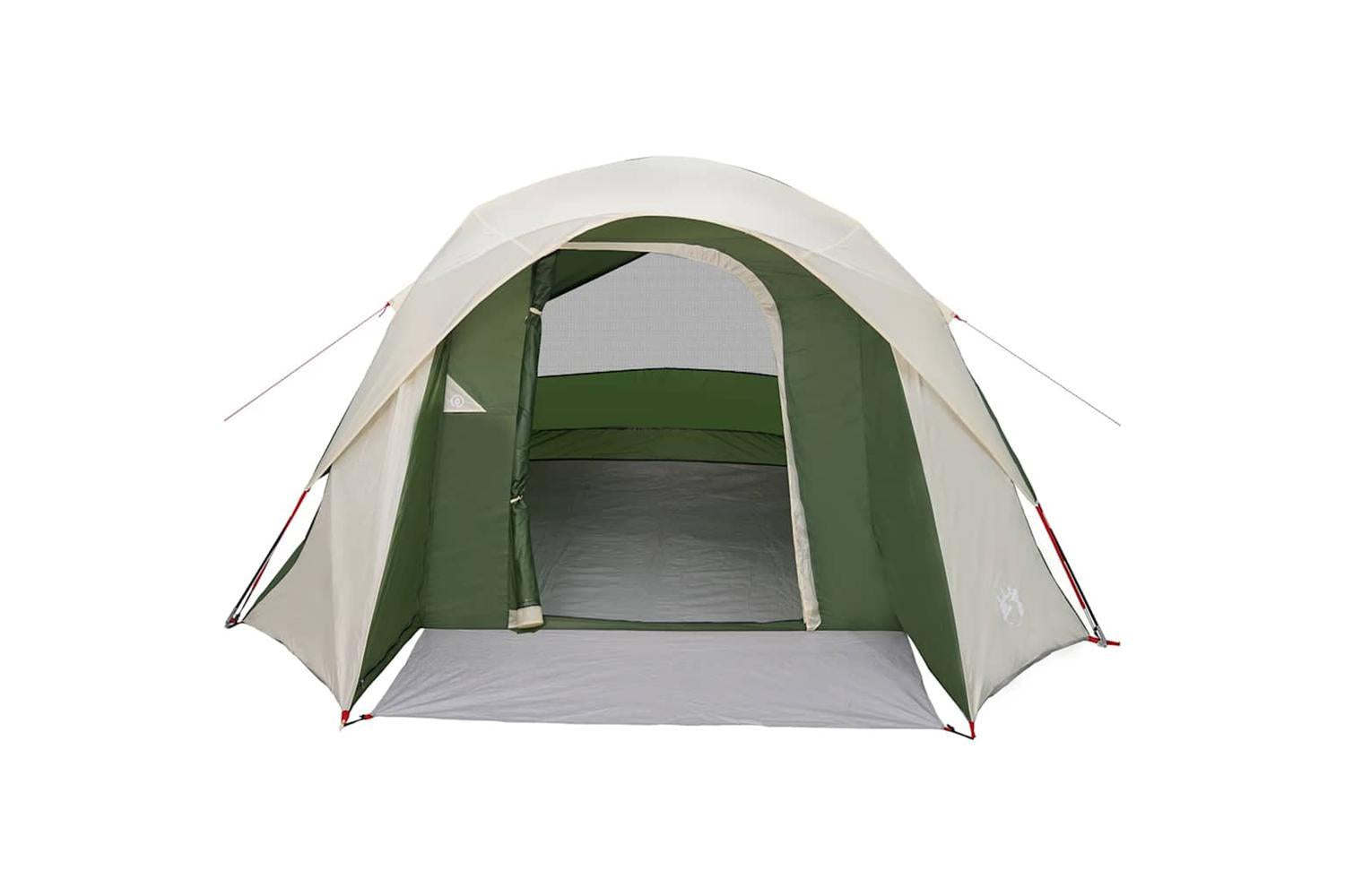 Vidaxl Camping Tent Cabin 4-person Green Waterproof-5