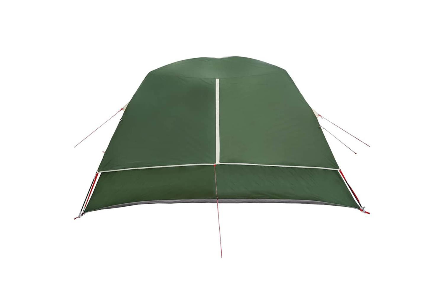 Vidaxl Camping Tent Cabin 4-person Green Waterproof-8