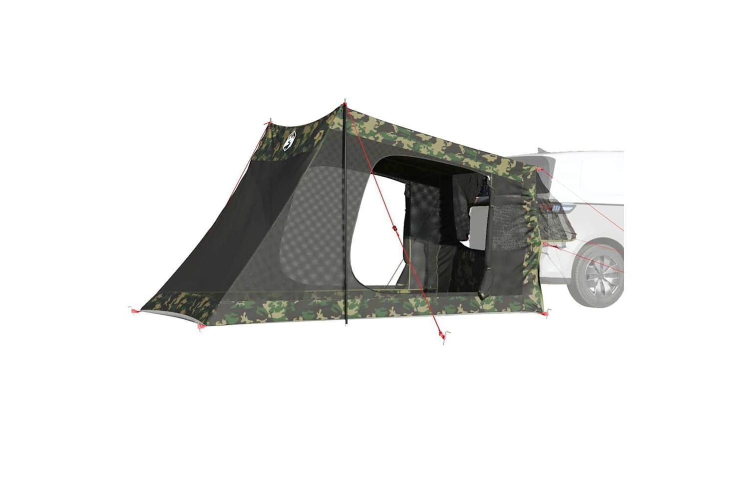 Vidaxl Car Tent 2-person Camouflage Waterproof-4