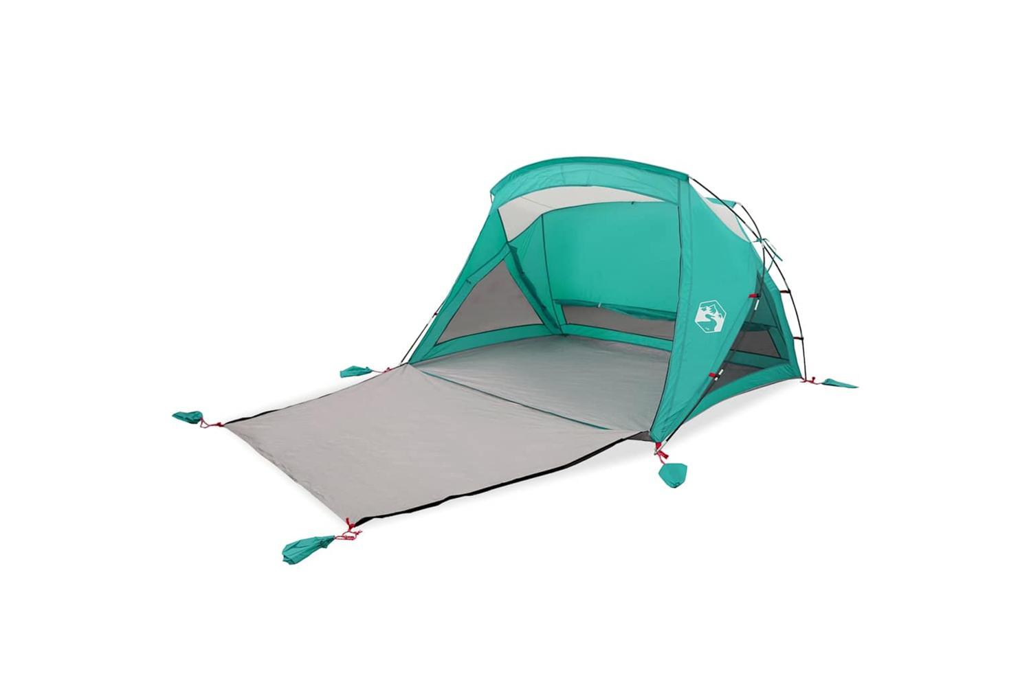 Vidaxl Beach Tent 2-person Sea Green Waterproof-2