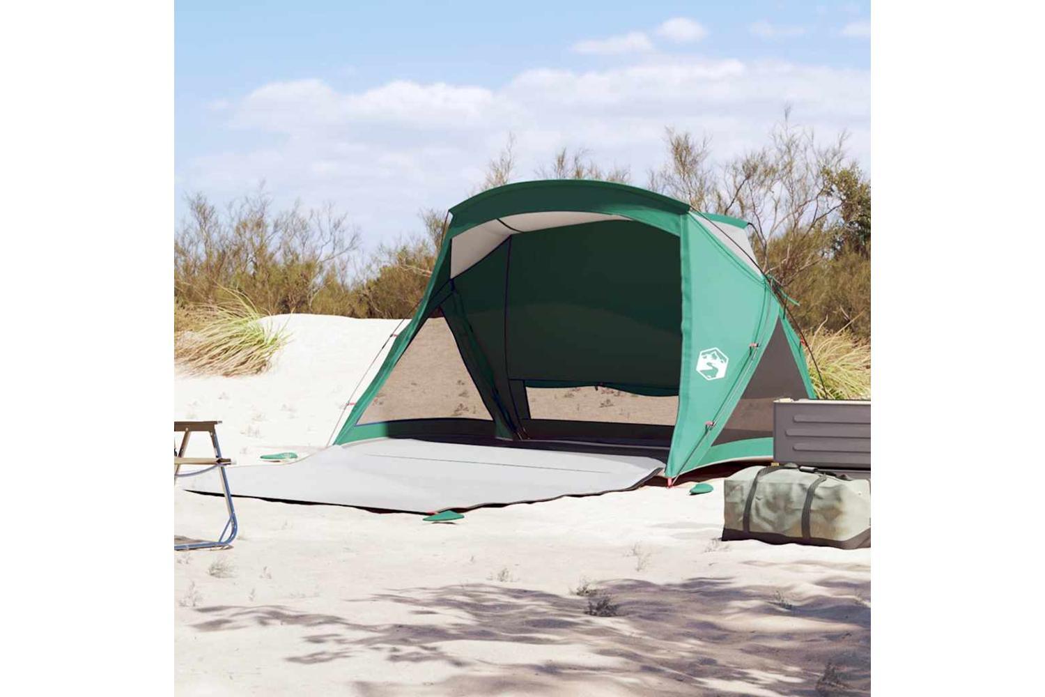 Vidaxl Beach Tent 2-person Sea Green Waterproof-4