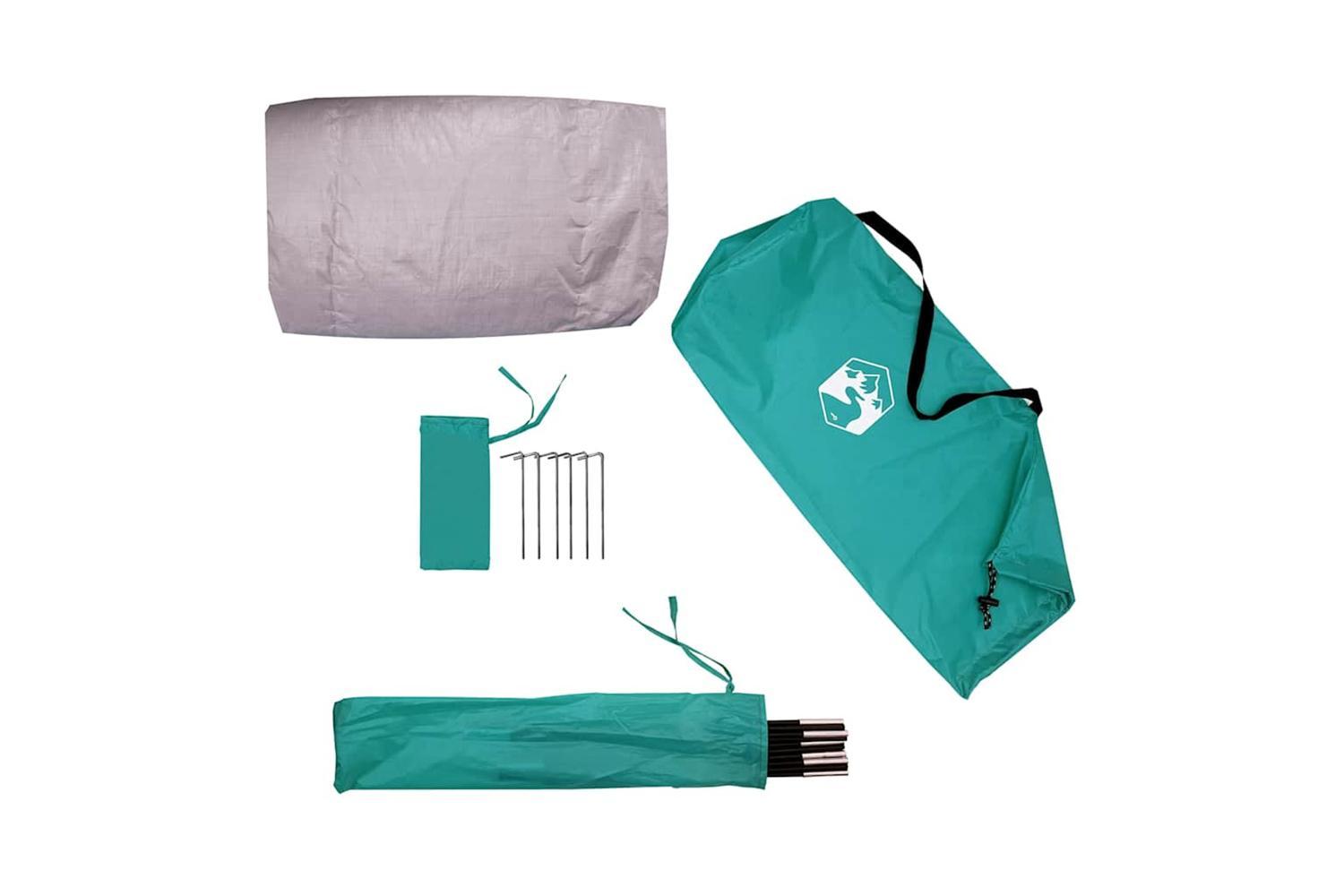 Vidaxl Beach Tent 2-person Sea Green Waterproof-10