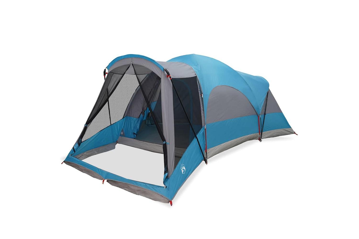Vidaxl Family Tent Tunnel 8-person Blue Waterproof-2