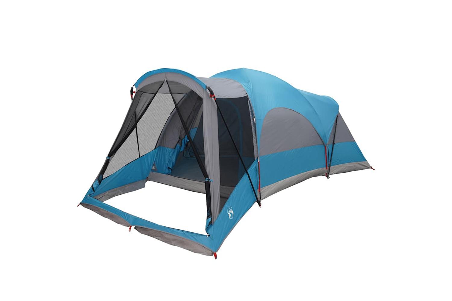 Vidaxl Family Tent Tunnel 8-person Blue Waterproof-3