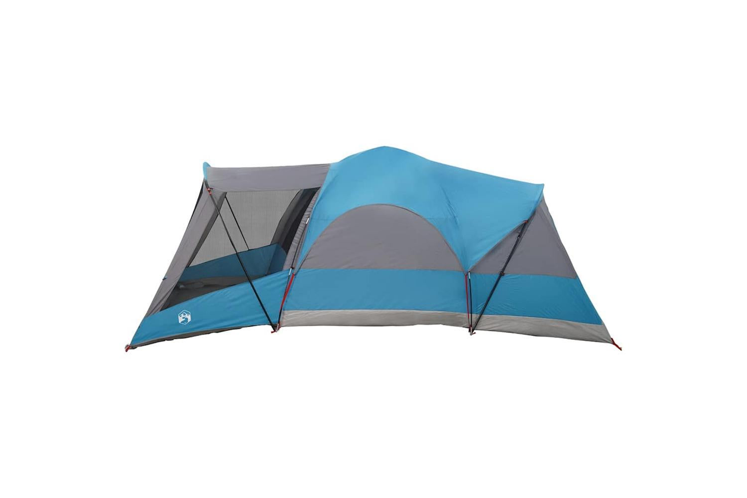 Vidaxl Family Tent Tunnel 8-person Blue Waterproof-7