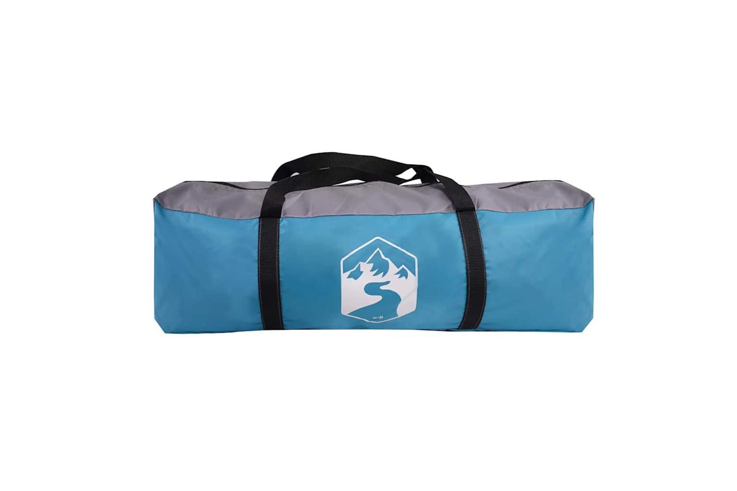 Vidaxl Family Tent Tunnel 8-person Blue Waterproof-9
