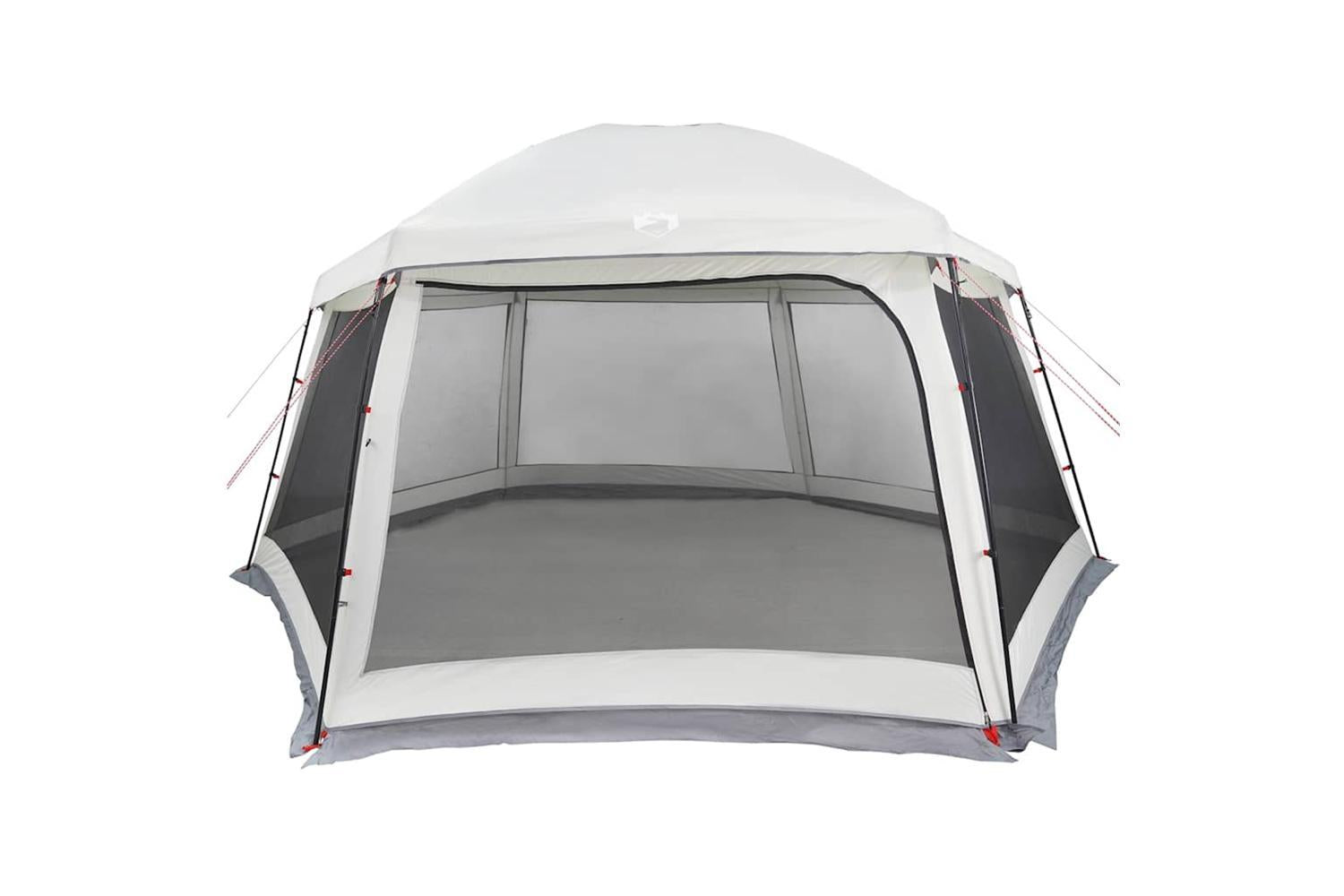 Vidaxl Pool Tent With Removable Fly & Mesh Walls Grey 512x458 Cm-5