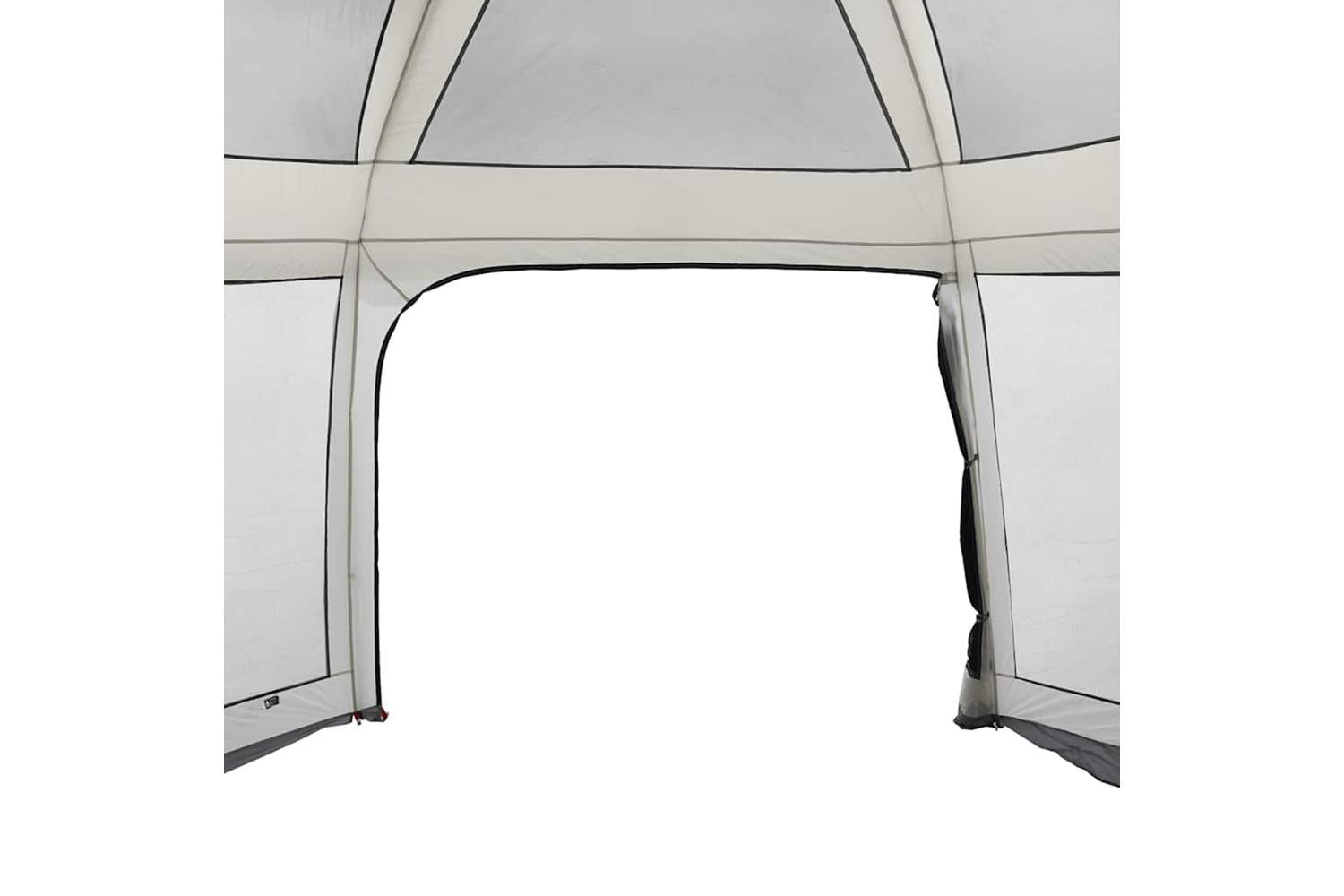Vidaxl Pool Tent With Removable Fly & Mesh Walls Grey 512x458 Cm-8