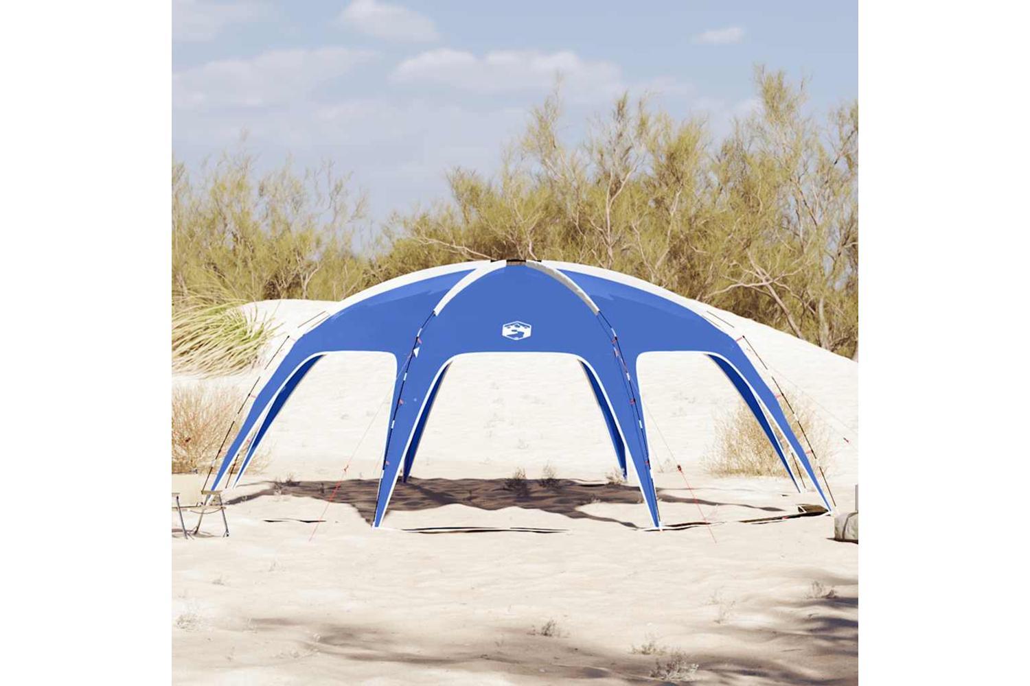 Vidaxl Party Tent Azure Blue Waterproof-4
