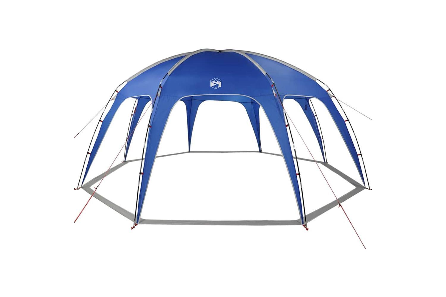 Vidaxl Party Tent Azure Blue Waterproof-5