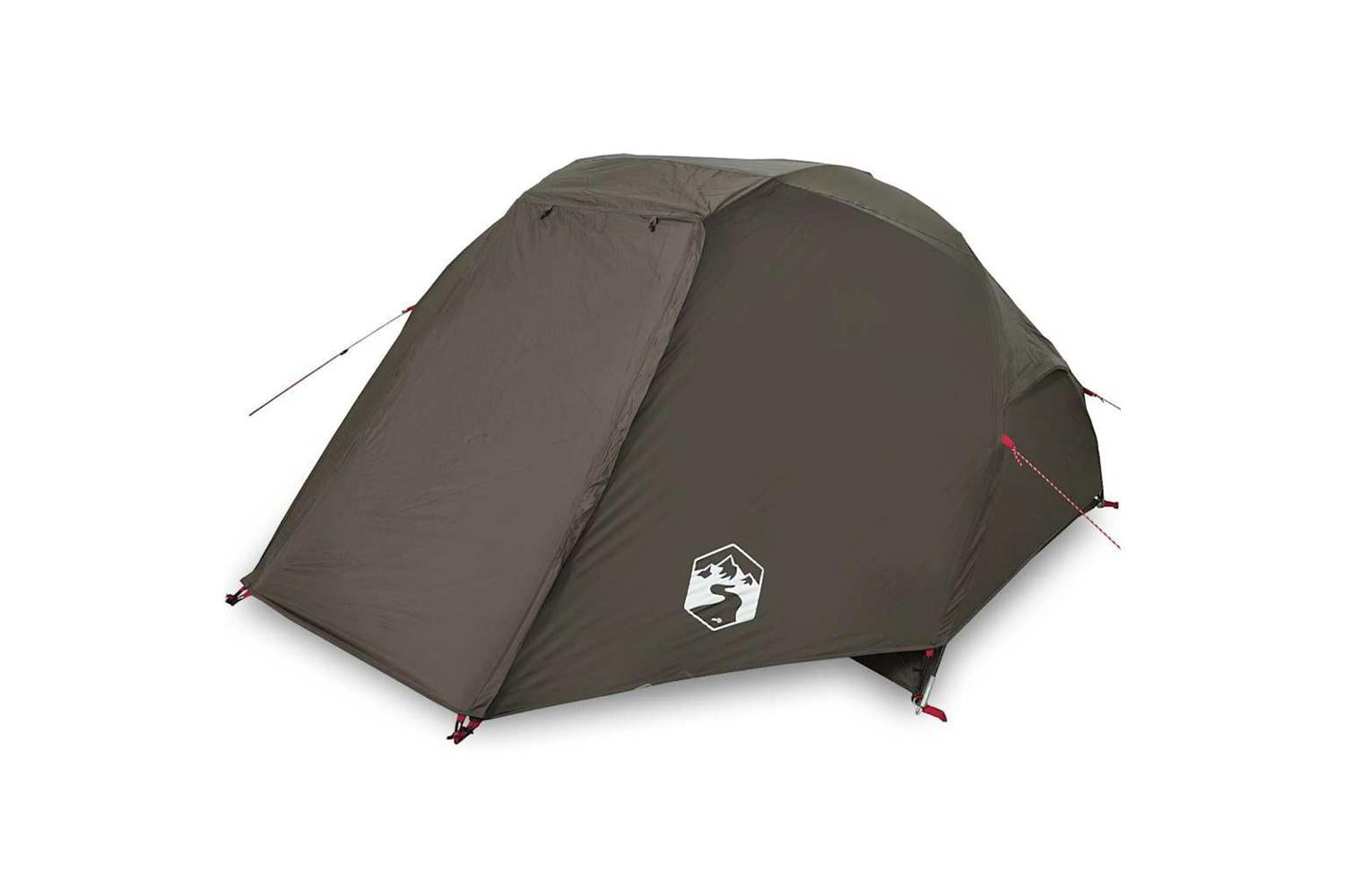 Vidaxl Fishing Tent 5-person Brown Waterproof-2
