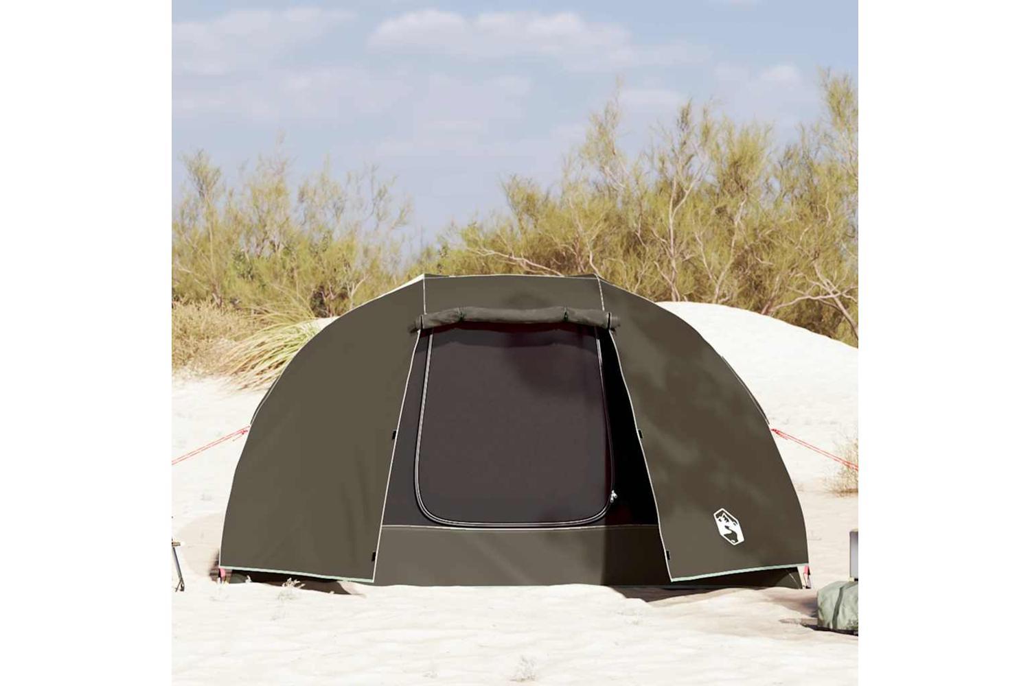 Vidaxl Fishing Tent 5-person Brown Waterproof-4
